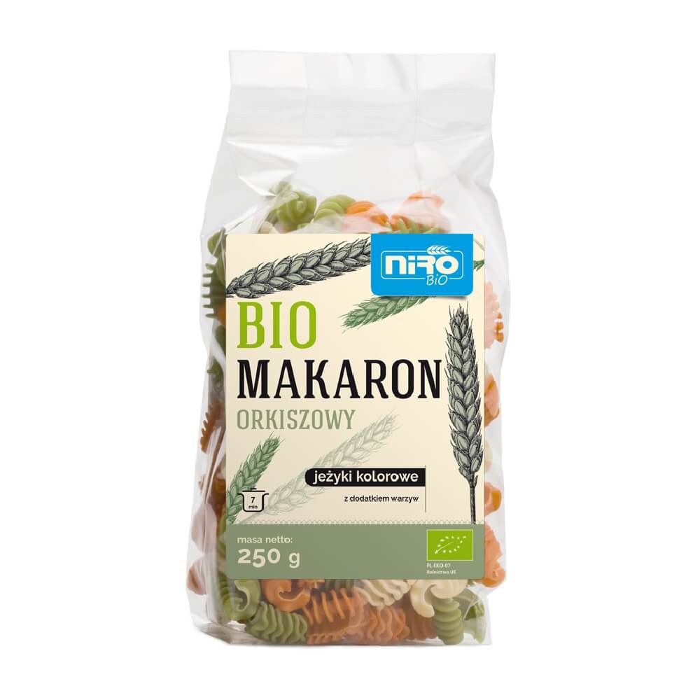 Pâtes d'épeautre BIO hérissons colorés 250g NIRO