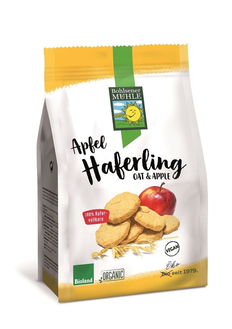 Biscuits pomme avoine BIO 125 g - bohslsener muehle