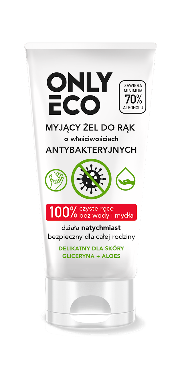 Gel lave-mains à effet antibactérien 50 ml - ONLY ECO