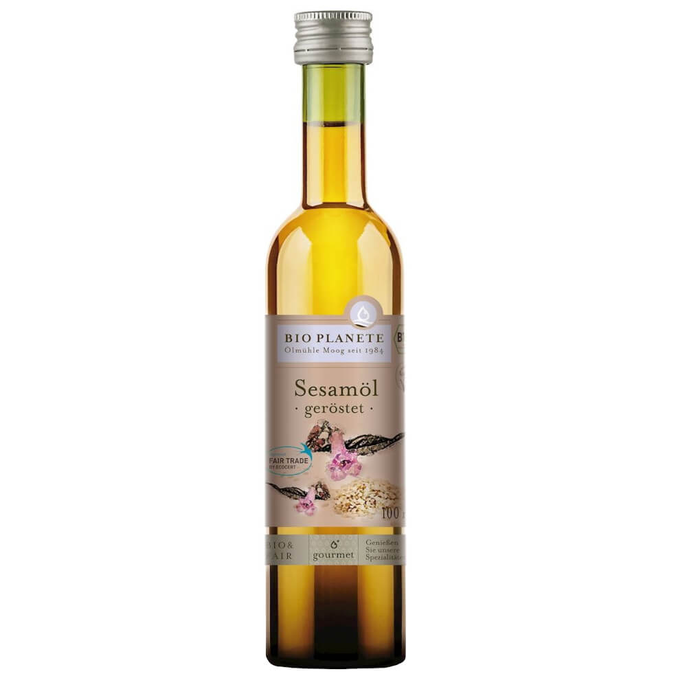 Huile de sésame (issu de graines torréfiées) BIO 100 ml - BIO PLANETE