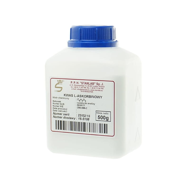 Acide L-Ascorbique Vitamine C est disponible en 500g STANLAB