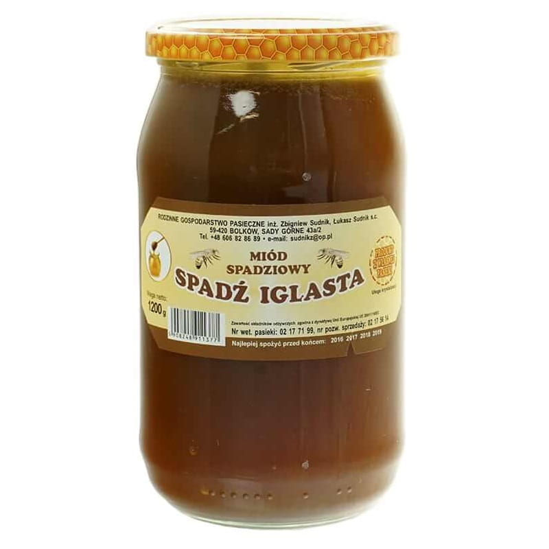 Miel de miellat miellat de conifères 1200g SUDNIK