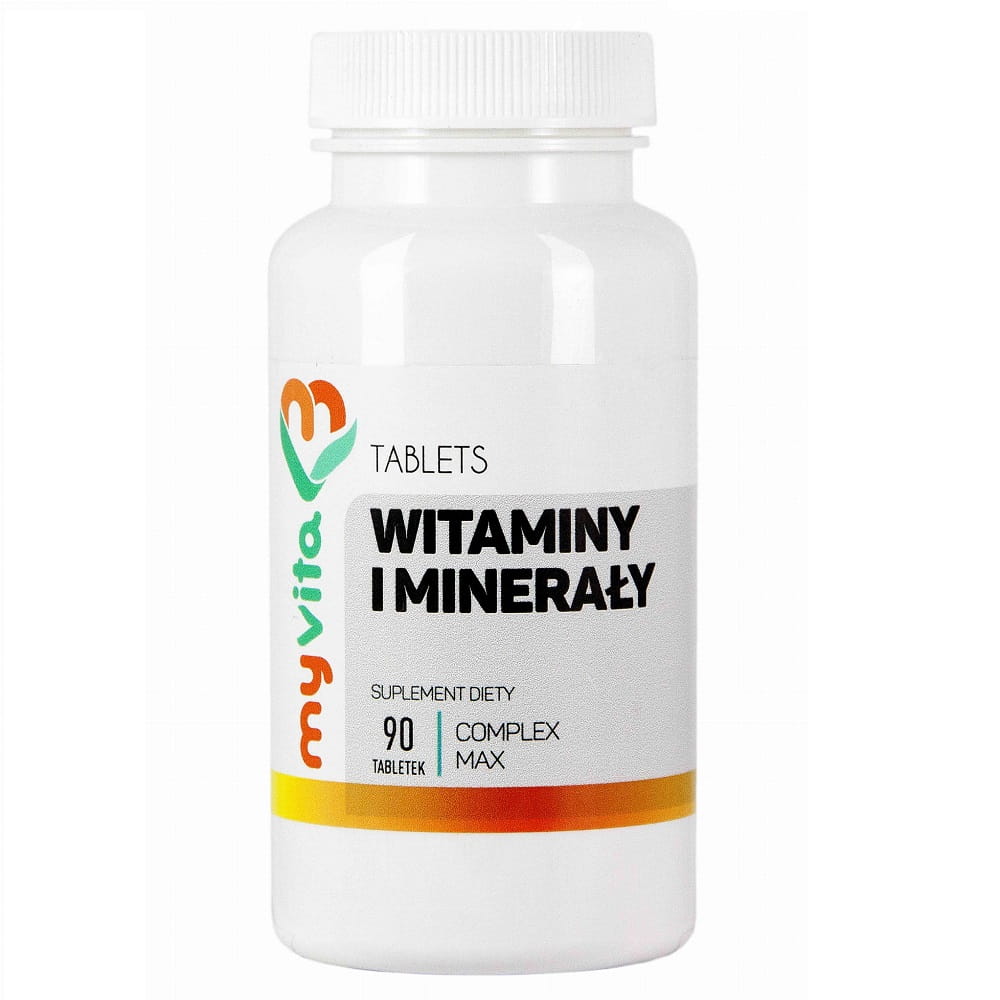 Complexe de vitamines et minéraux 90 comprimés MYVITA
