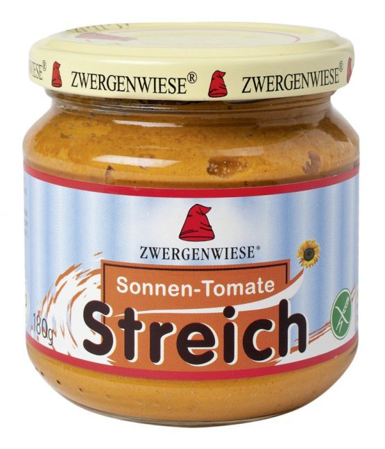 Pâte de tournesol aux tomates séchées sans gluten BIO 180 g - ZWERGENWIESE