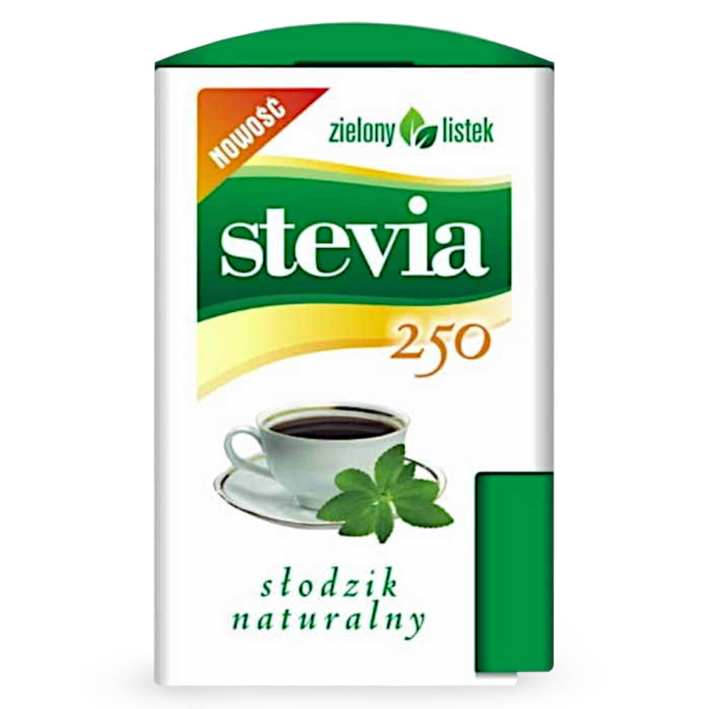 Edulcorant 250 comprimés stevia FEUILLE VERTE DOMOS