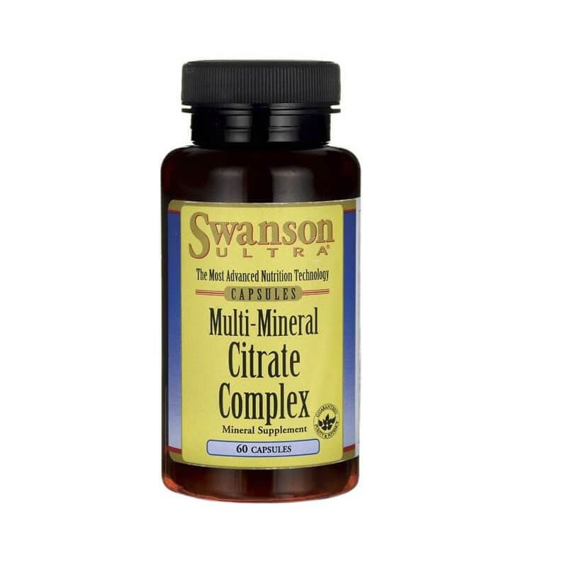 Complexe multi citrate minéral complexe 60 gélules SWANSON