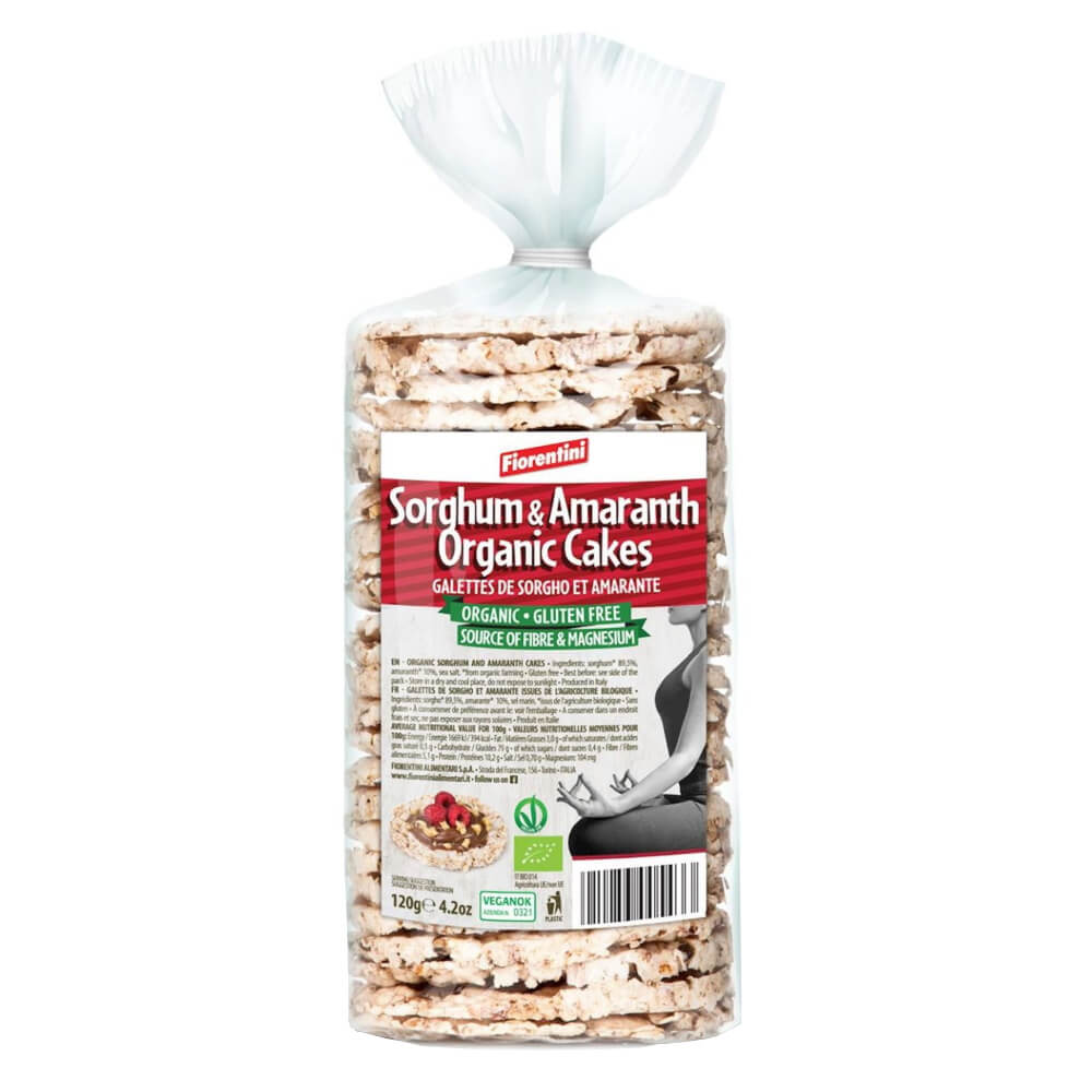 Gaufrettes de sorgho et amarante sans gluten BIO 120 g - FIORENTINI