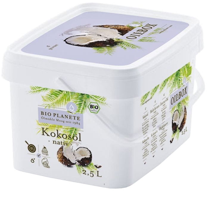 Huile de coco non raffinée vierge pressée à froid BIO 25 L - BIO PLANETE