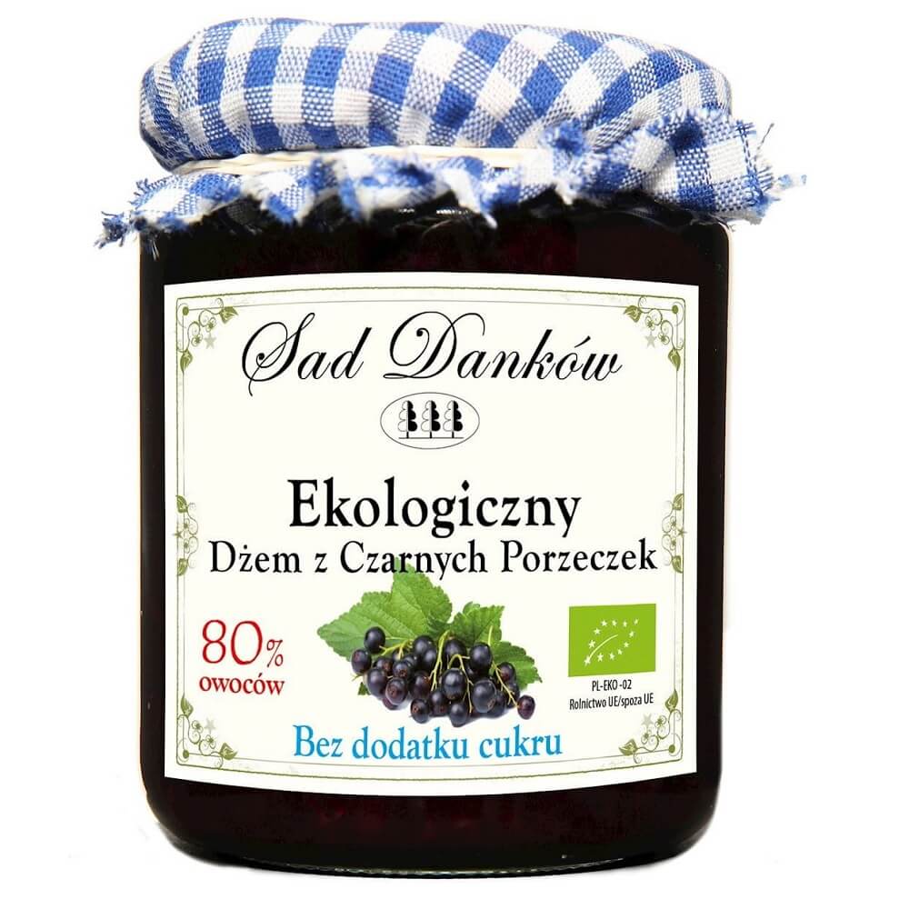 Confiture de cassis BIO 260 g - SAD DANKÓW
