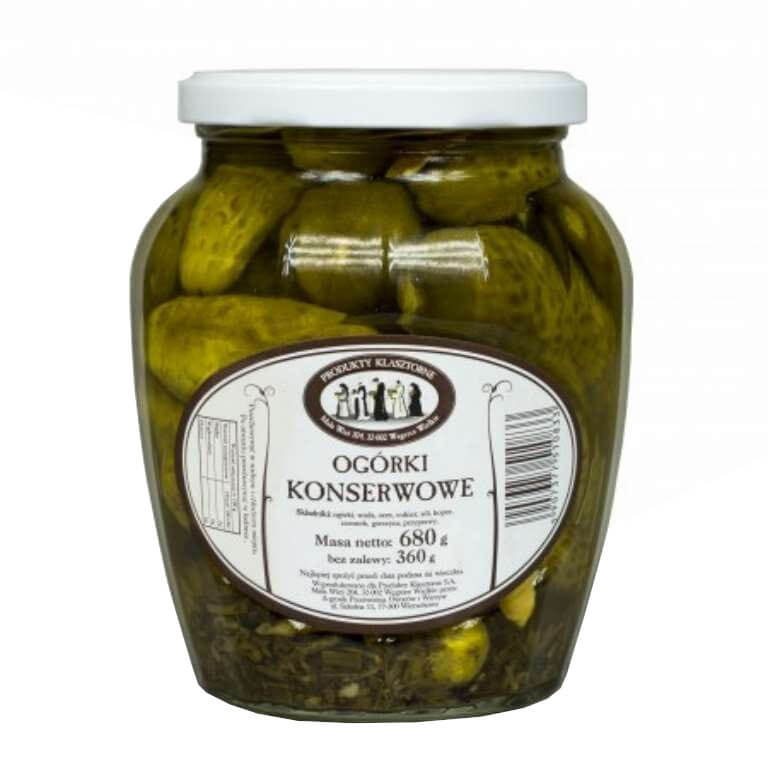 Concombres en conserve 680 g / 360 g PRODUITS CLASSIQUES