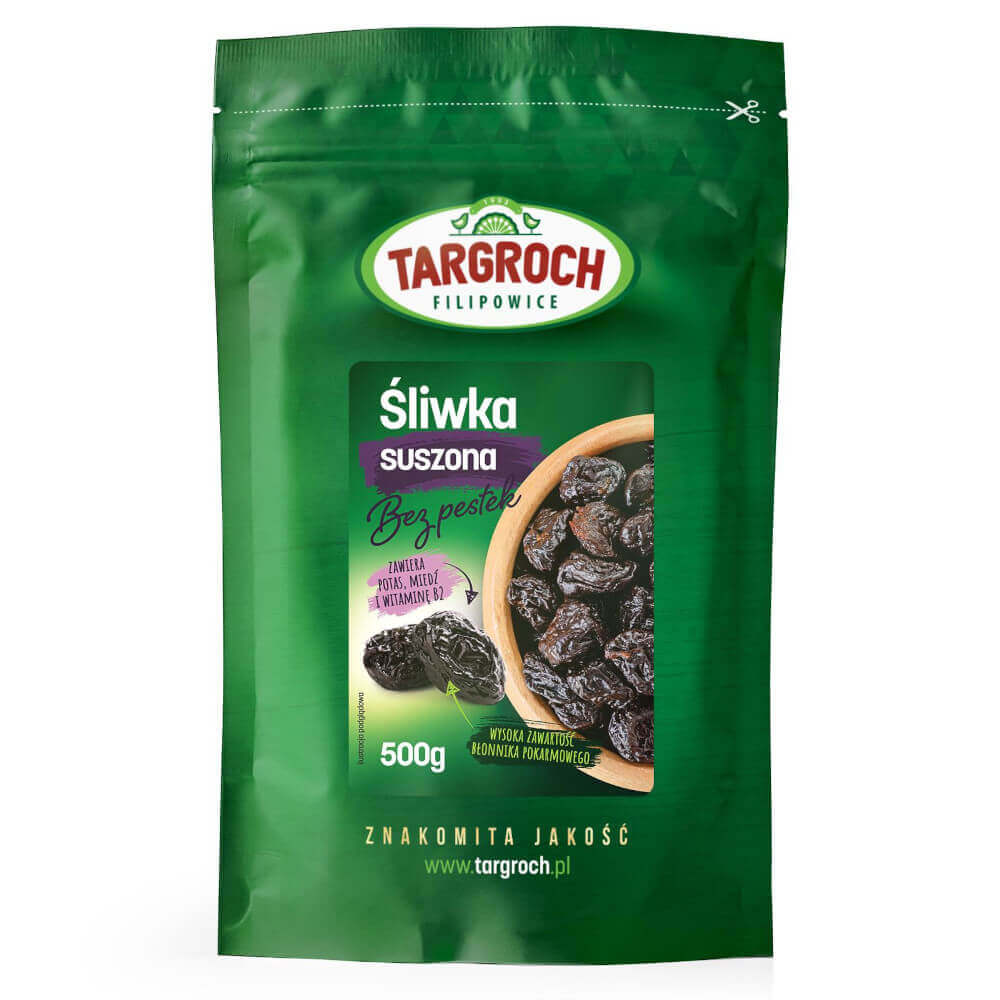 Prune séchée sans noyaux 500g TARGROCH
