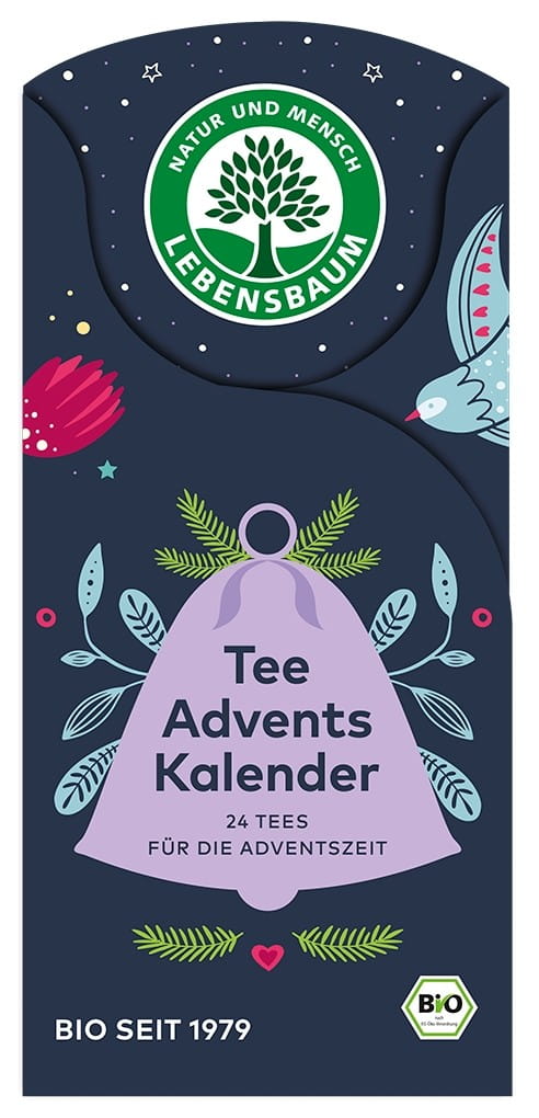 Calendrier de l'Avent (thés) BIO (24 pcs.) 46 g - LEBENSBAUM