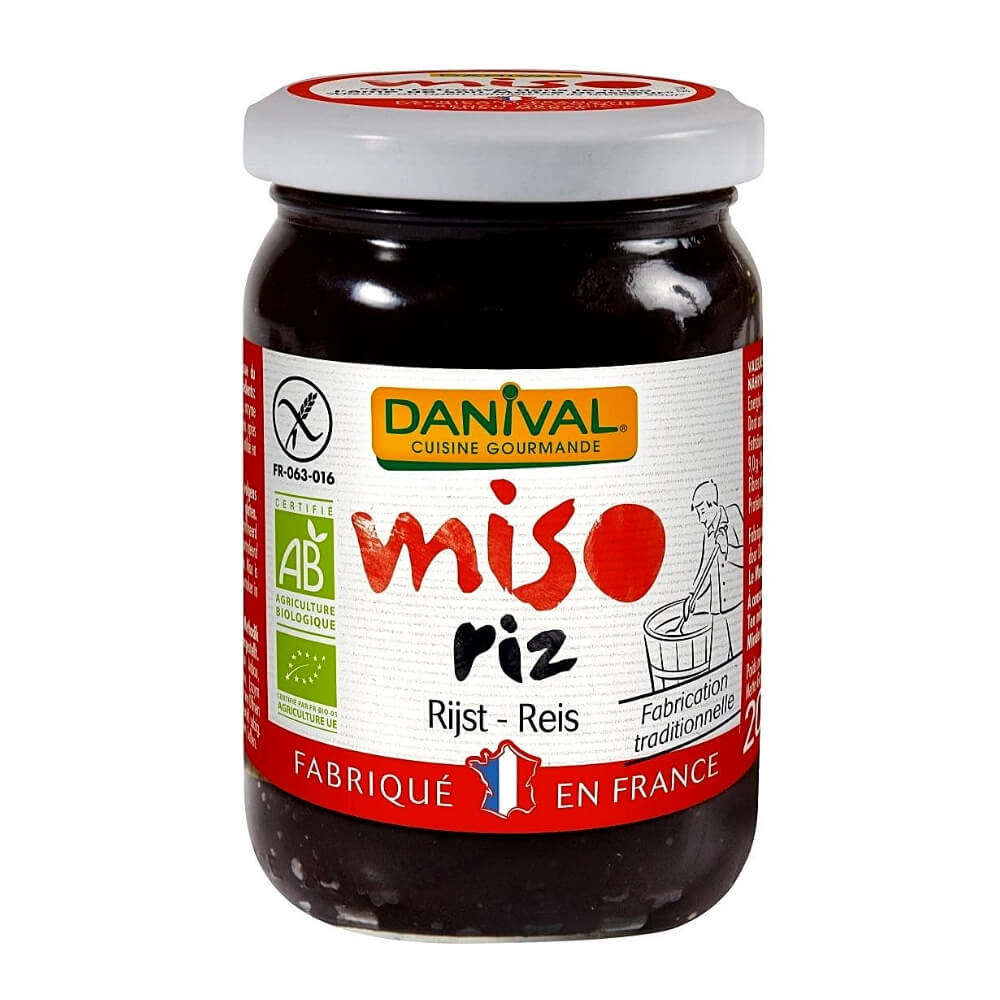 Miso (pâte de soja au riz) sans gluten BIO 200 g - DANIVAL