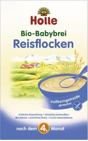 Bouillie de riz complet, sans produits laitiers, sans gluten 250g EKO HOLLE