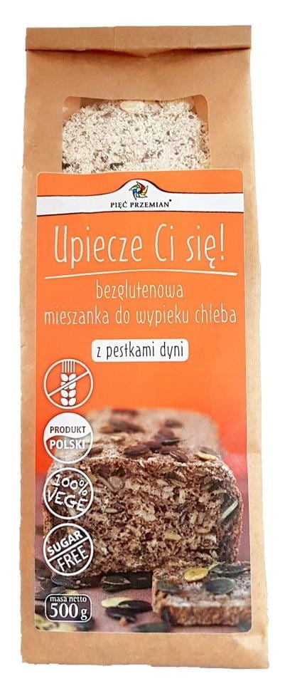 Mélange pour pain aux graines de citrouille sans gluten 500g CINQ CHANGEMENTS