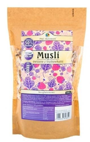 Muesli à l'avoine sans gluten au goût de fraise CINQ CHANGEMENTS