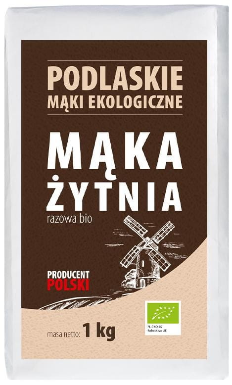 Farine complète de seigle 1 kg EKO BIO LIFE
