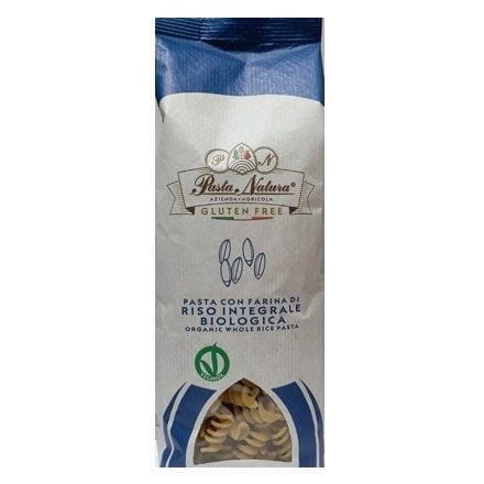 Pâtes (riz complet) fusilli sans gluten BIO 250 g - PASTA NATURA