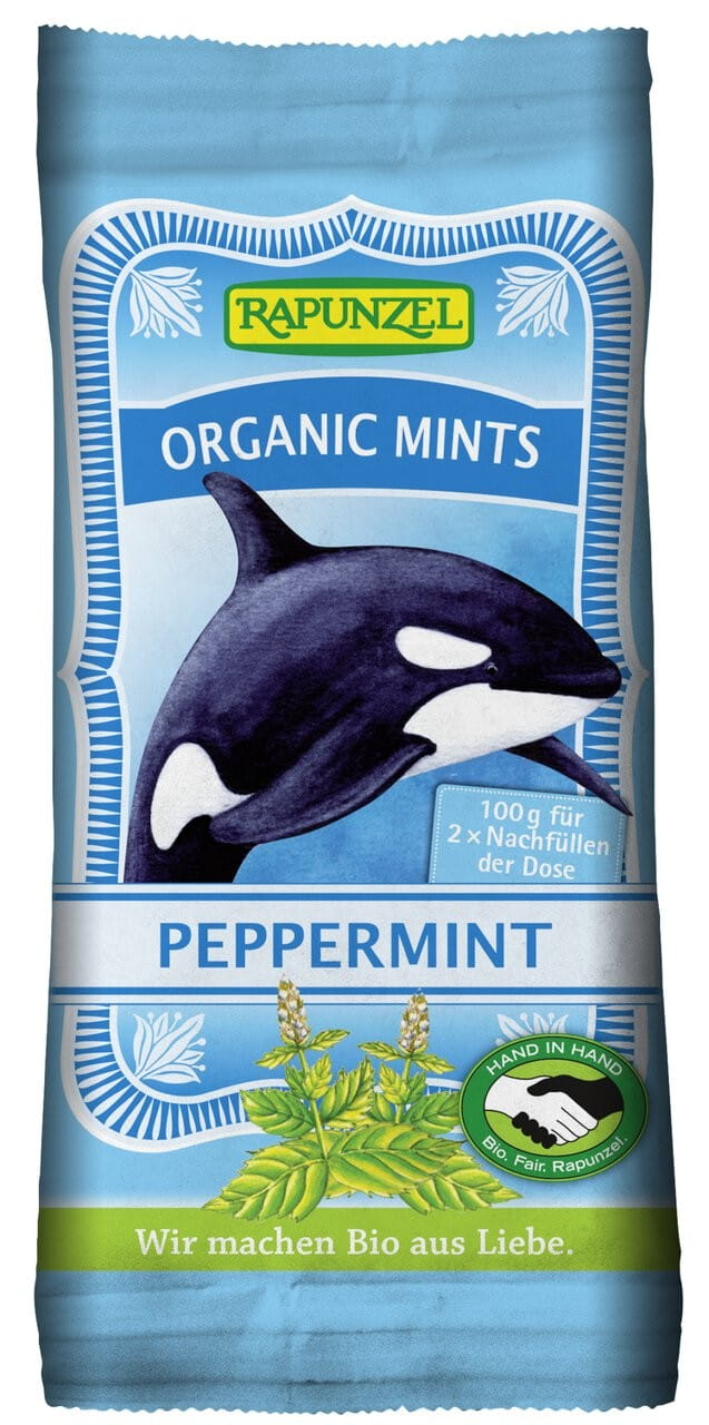 Pastilles (menthe poivrée) BIO 100 g - RAIPONCE