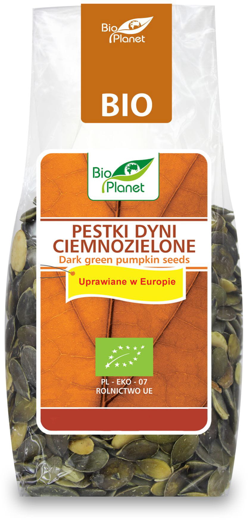 Graines de courge vert foncé (cultivées en Europe) BIO 150 g - BIO PLANET