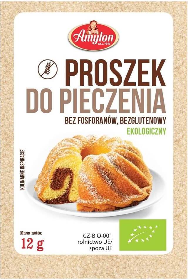 Poudre à lever sans gluten BIO 12 g - AMYLON