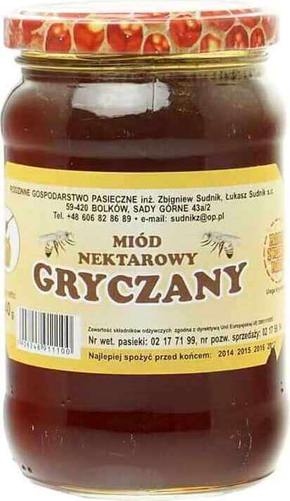 Miel de nectar de sarrasin 500g SUDNIK