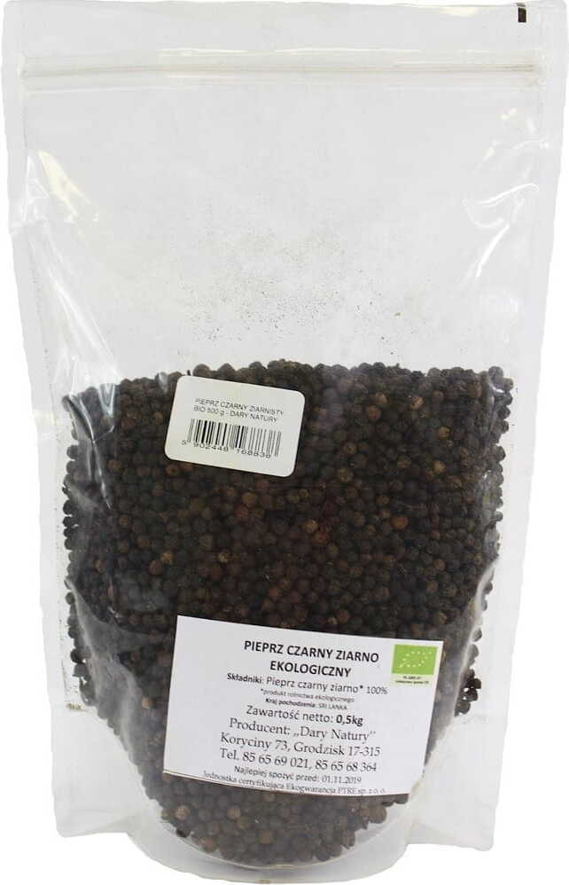 Poivre noir BIO 500 g - HORECA DARY NATURY
