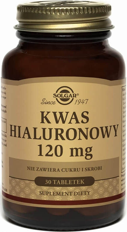 Acide hyaluronique 120mg 30 comprimés SOLGAR