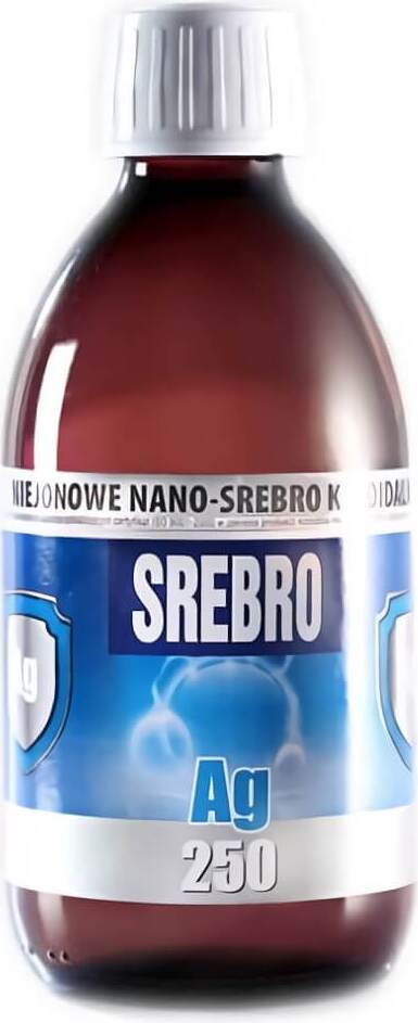 Argent nano colloïdal non ionique ag 250 25ppm 300ml PRO AKTIV