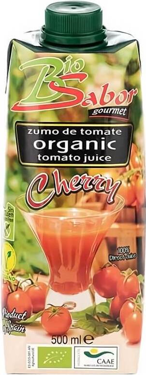 Jus de tomate cerise sans gluten BIO 500 ml - BIOSABOR