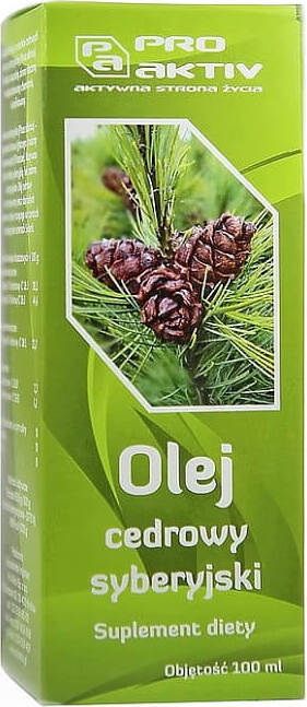 Huile de Cèdre de Sibérie 100ml PRO AKTIV