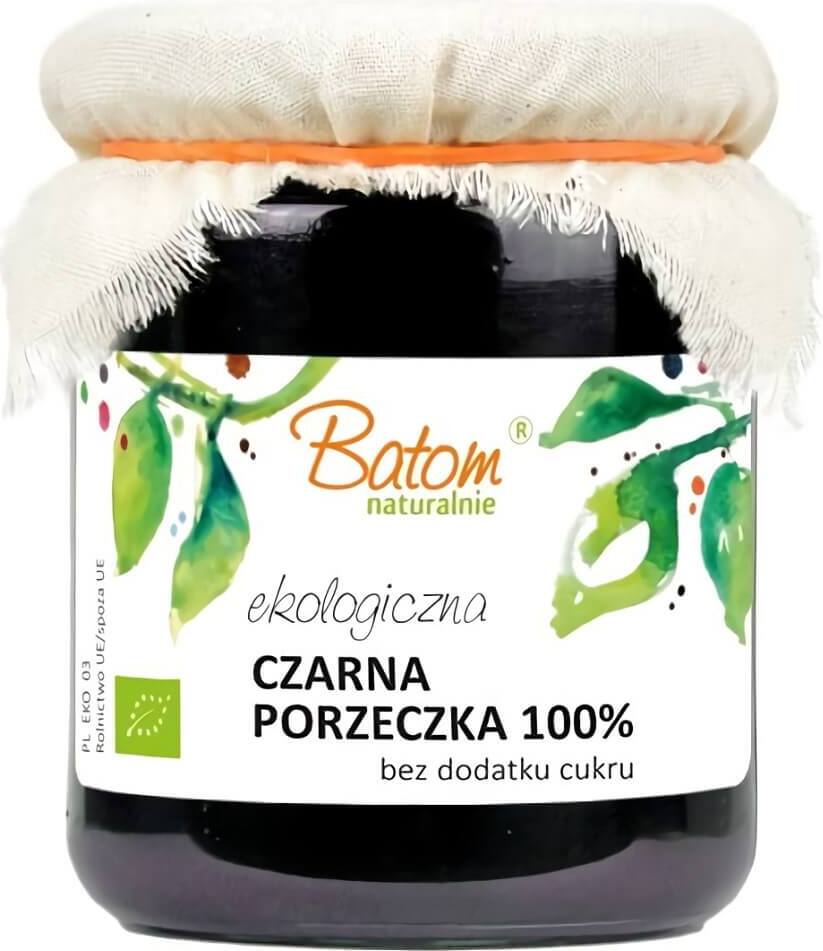 Cassis 100% sans sucre BIO 260 g - BATOM