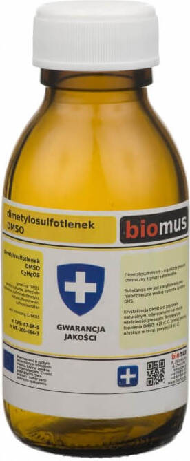 Diméthylsulfoxyde dmso flacon verre 100g BIOMUS