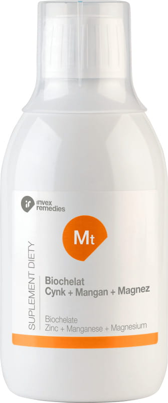 Biochelat zinc + manganèse + magnésium zinc + magnanèse + magnésium 300ml INVEX RECEDIES