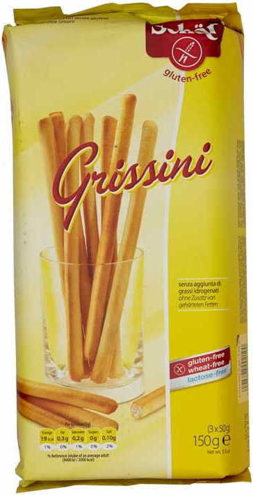Bâtonnets sans gluten Grissini 150 g SCHÄR