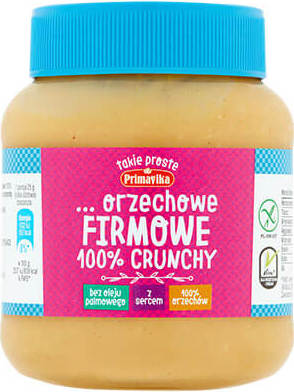 100% beurre de cacahuète croquant 350 g PRIMAVIKA
