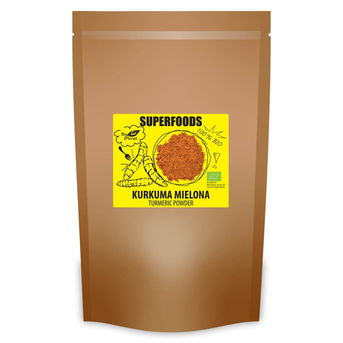 Curcuma moulu BIO 500 g - BIO PLANET