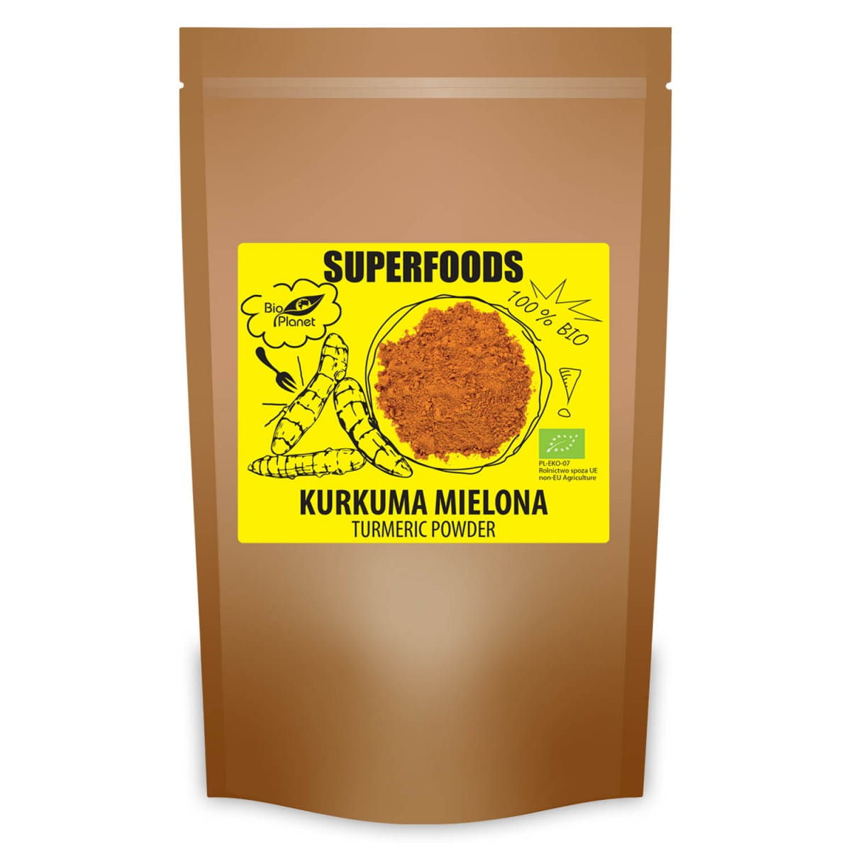 Curcuma moulu BIO 200 g - BIO PLANET