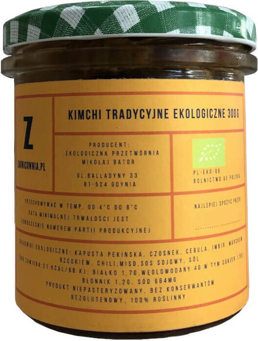 Kimchi traditionnel BIO 300 g - ORANGE
