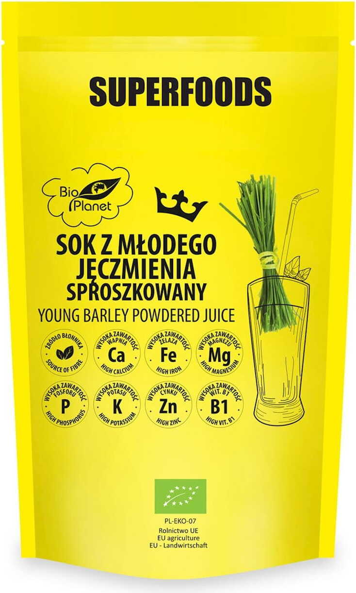 Jus d'orge jeune en poudre BIO 150 g - BIO PLANET