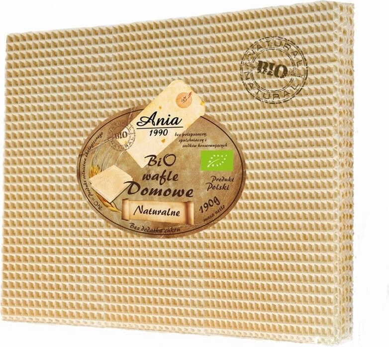 Gaufrettes artisanales naturelles sans sucre ajouté BIO 190 g BIO ANIA
