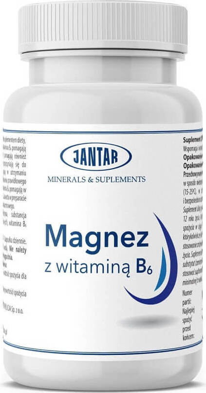 Magnésium avec vitamine B6 90 gélules - JANTAR