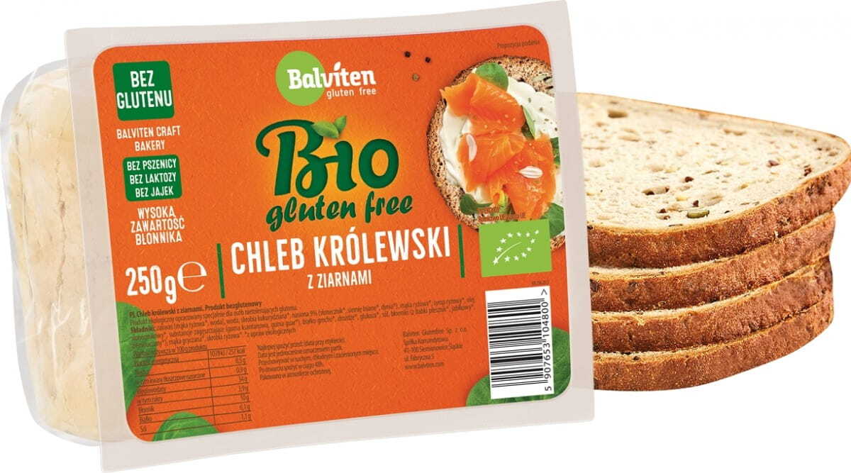 Pain royal aux céréales sans gluten BIO 250 g - BALVITEN