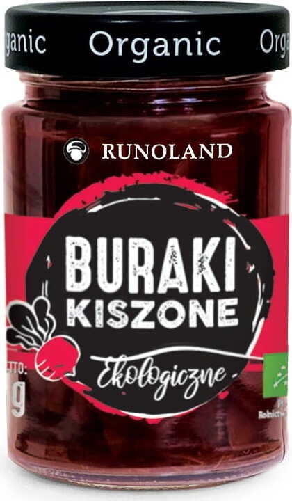 Tranches de betteraves marinées BIO 300 g (150 g) - RUNOLAND
