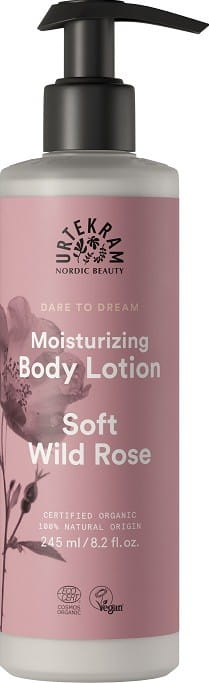 Lait corporel à l'extrait de rose sauvage BIO 245 ml URTEKRAM