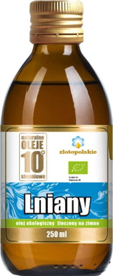 Huile de lin pressée à froid BIO 250 ml - POLISH GOLD