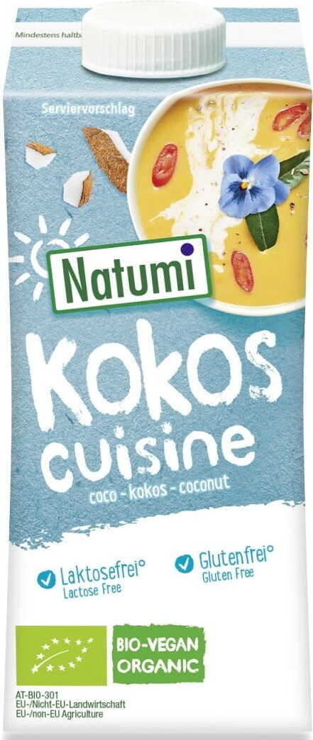 Produit concentré à la noix de coco pour la cuisine et la pâtisserie sans gluten BIO 200 ml - NATUMI