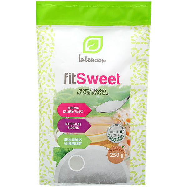 Erytrol erythritol édulcorant de table fit sweet 250g INTENSON
