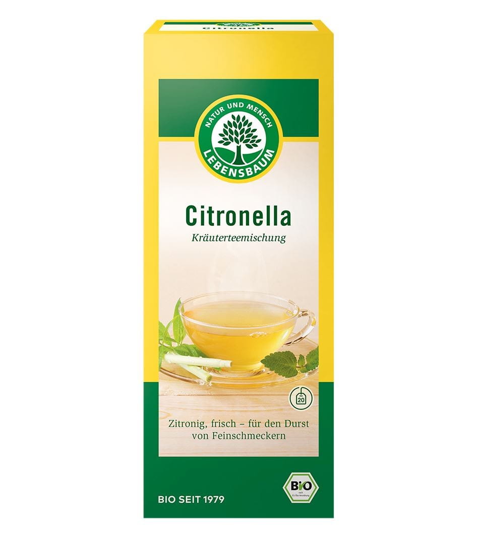 Tisane BIO citron (20 x 15 g) 30 g - LEBENSBAUM