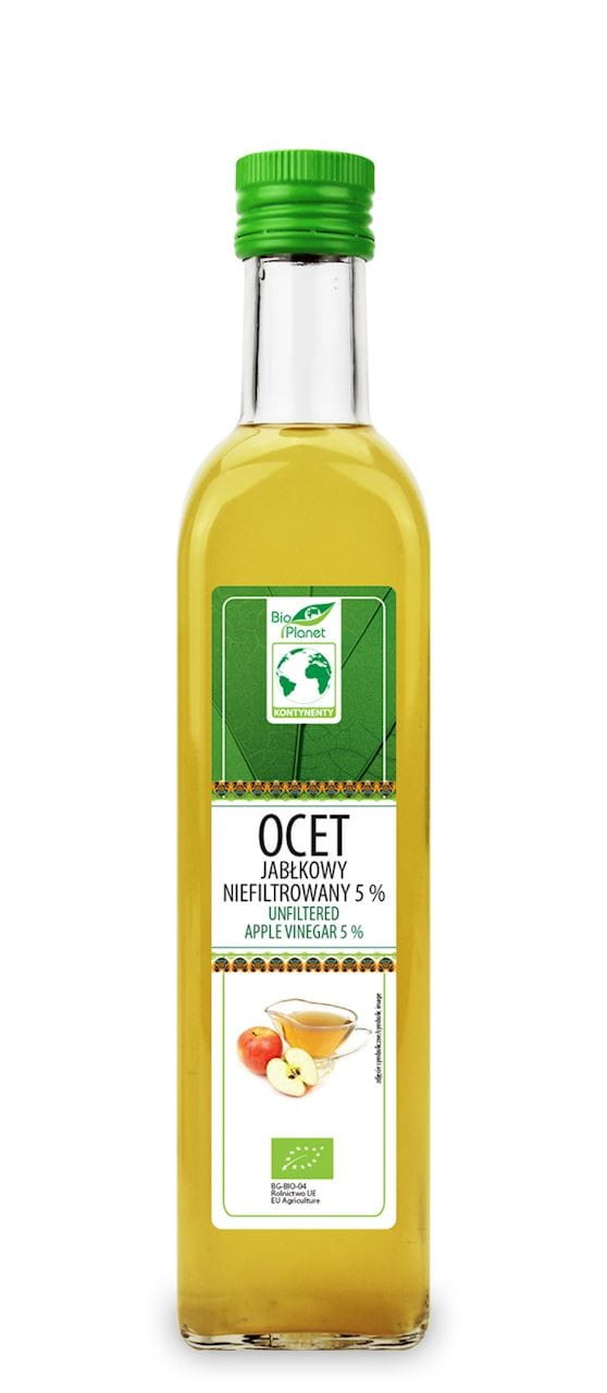 Vinaigre de cidre BIO non filtré 5% 500 ml - BIO PLANET